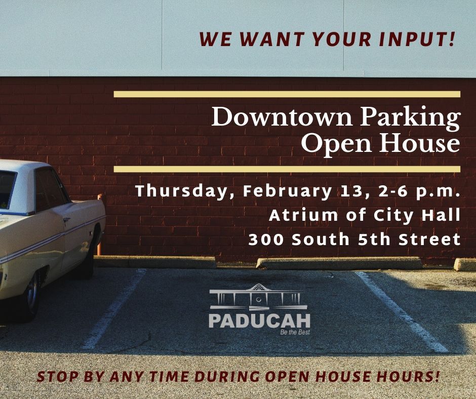 Downtown parking open house